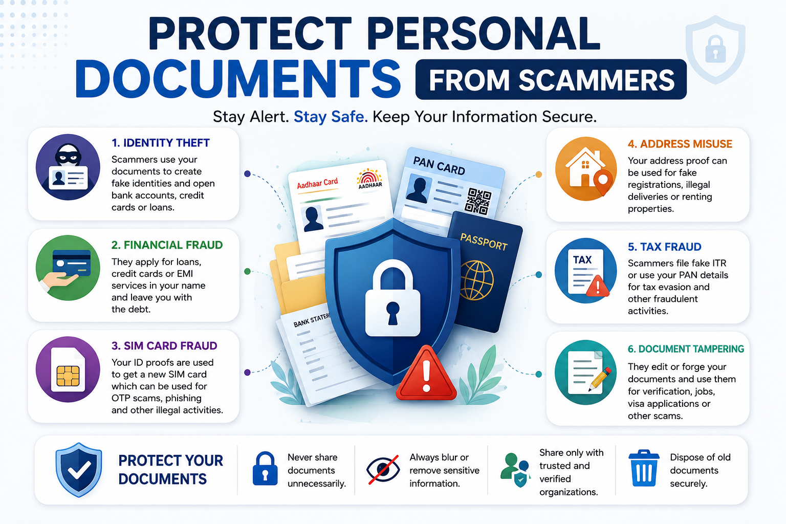 Protect Personal Documents From Scammers