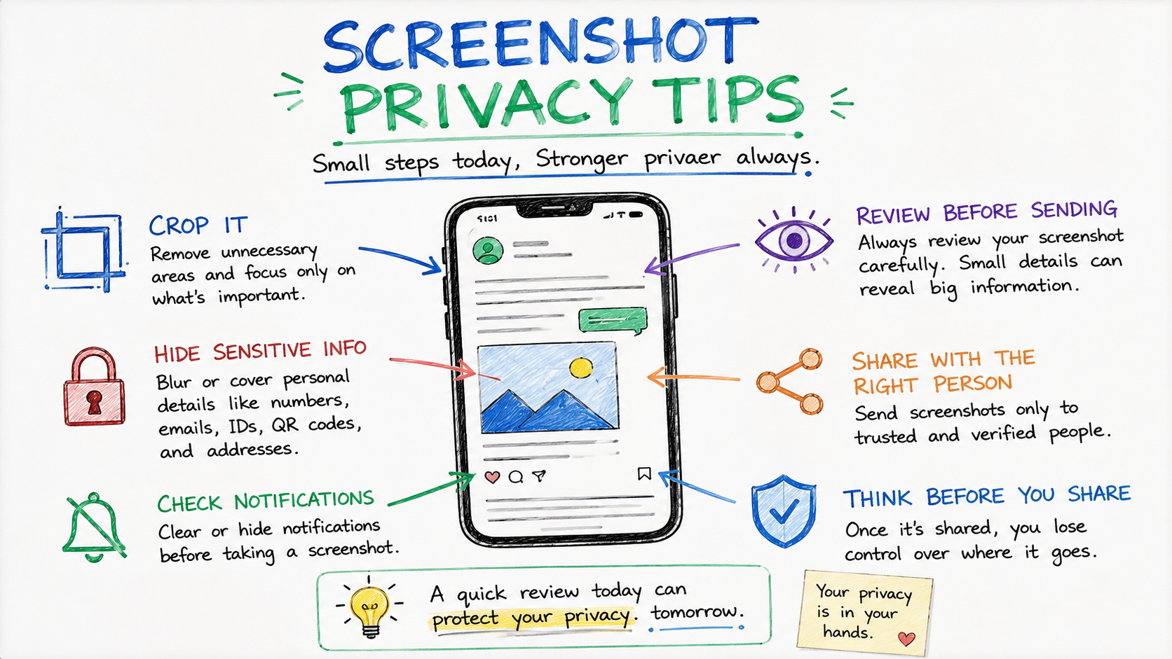 Screenshot Privacy Tips